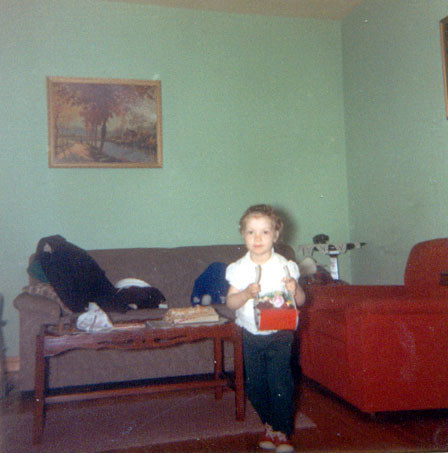 Kathy 1965 - At Grampa Flick’s on Easter