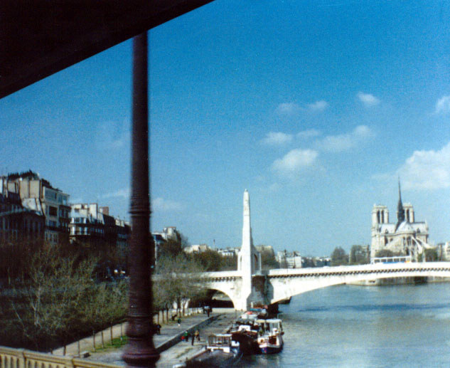 Statue of the Patron St of Paris and Notre Dame