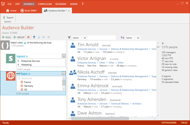 Screenshot of Project Dewey Designer App