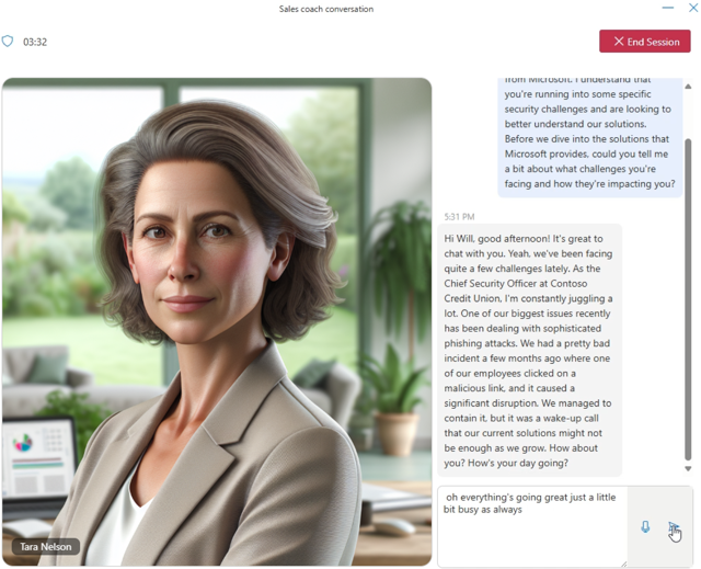 Screenshot of Sales Coach