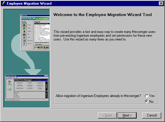 Screenshot of Ingenium Messenger 3.0