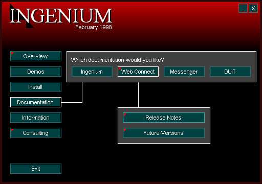 Screenshot of Ingenium 3.0 CD-ROM
