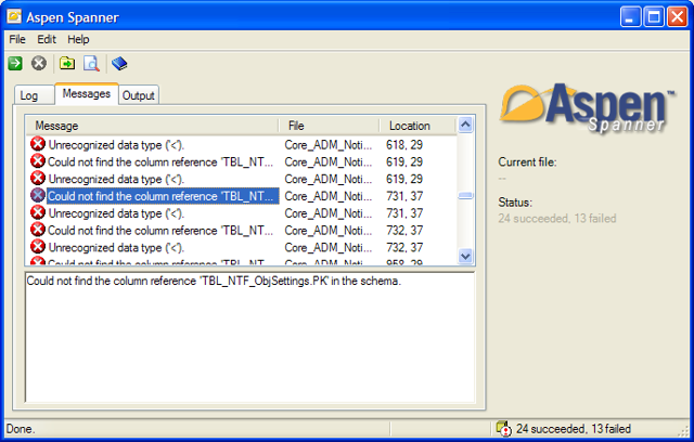Screenshot of Spanner