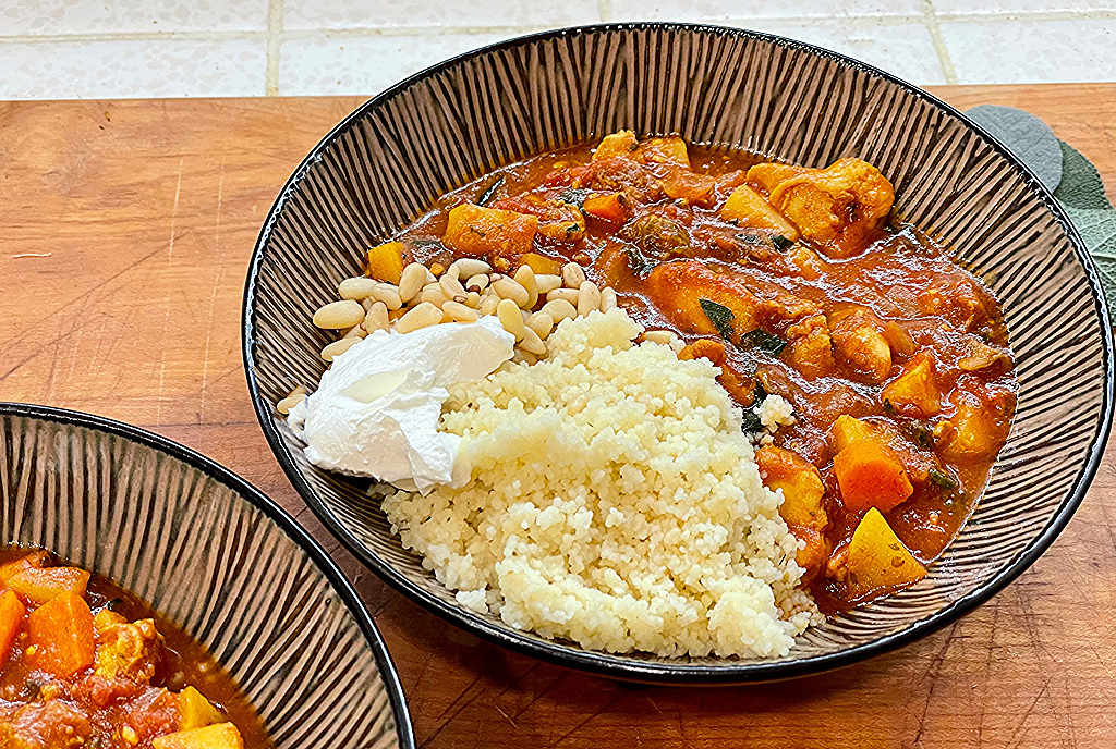 Couscous with Chicken and Root Vegetables