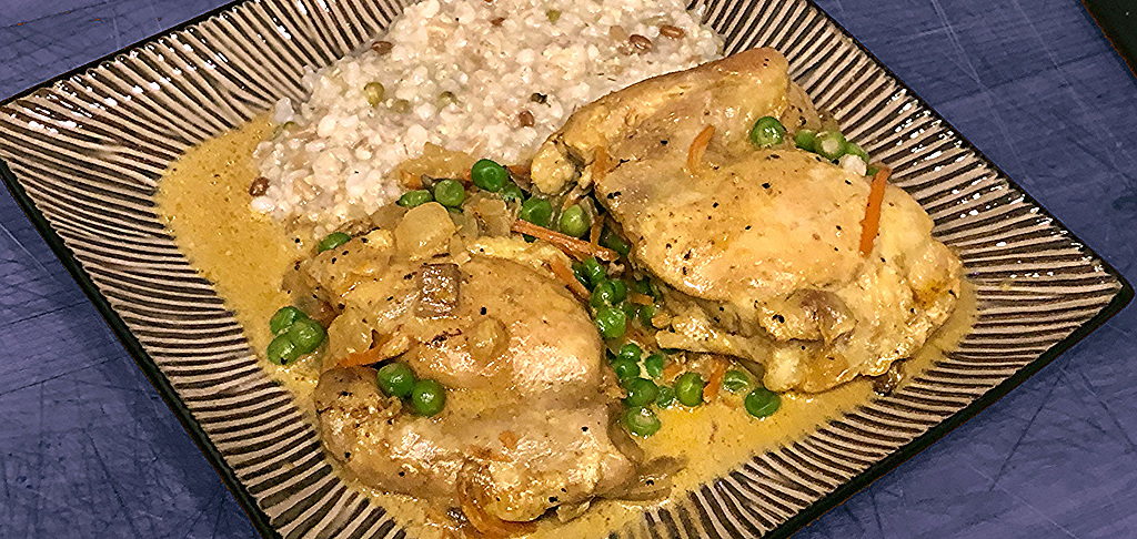 Curried Chicken Thighs